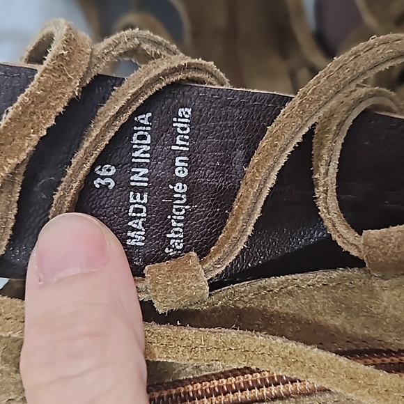 NWT Free People Sun Seeker Tall Gladiator Sandals - Picture 7 of 7